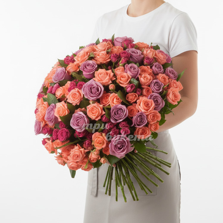 101 розу микс (Premium)