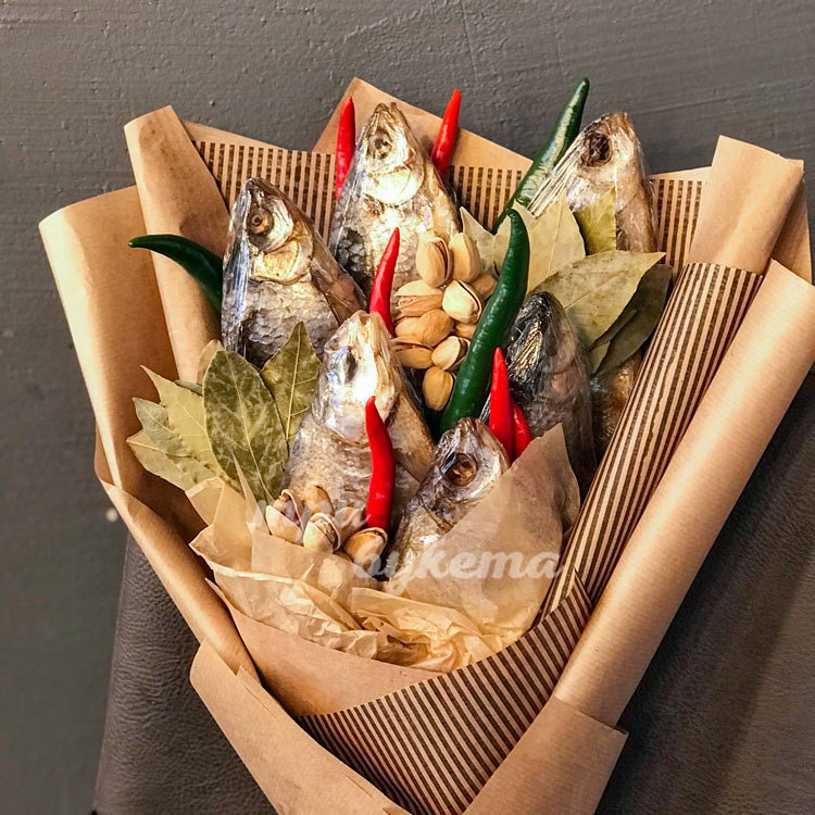 25. Букет с рыбой и перцем (доп. фото)