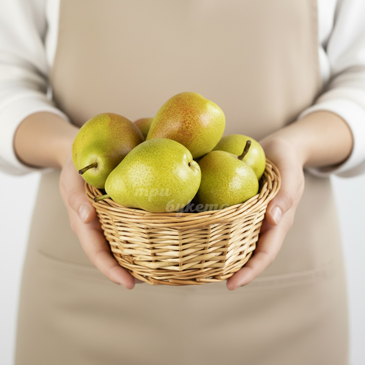 Фруктовая корзина с 8 грушами